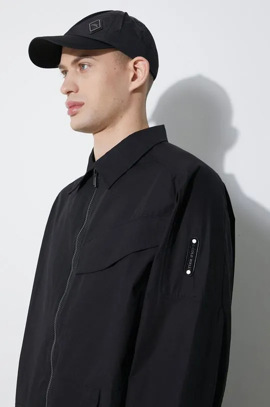 A-COLD-WALL* Zip Overshirt black color ACWMSH138A