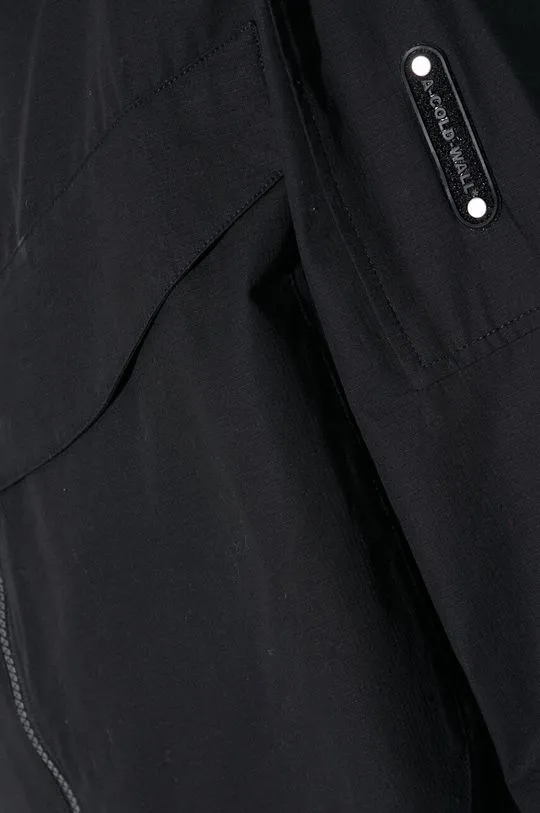 A-COLD-WALL* Zip Overshirt black color ACWMSH138A