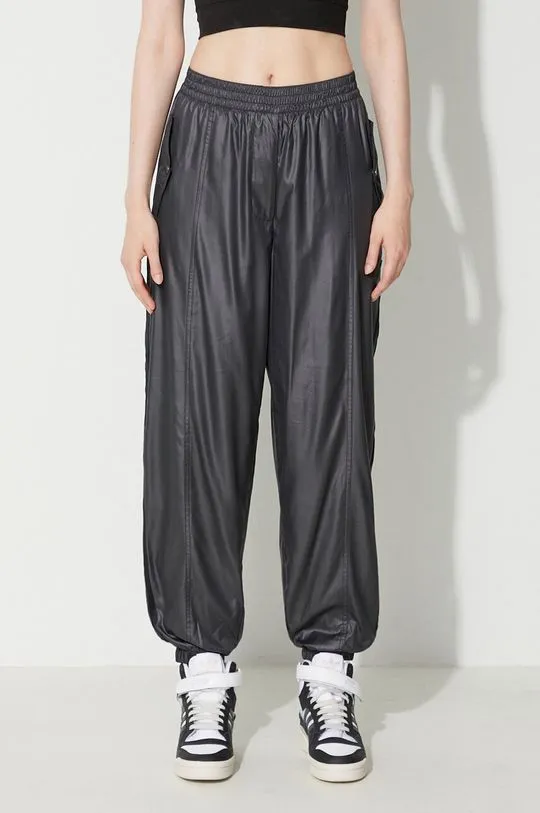 adidas trousers Woven Jogger women's black color HR3425