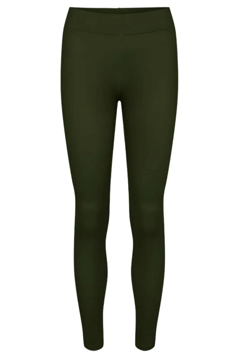 Alma Leggings (Fleece) | Dark Army | Leggings fra Liberté