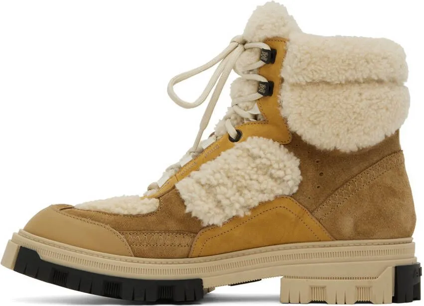 AMIRI Tan Workman Boots