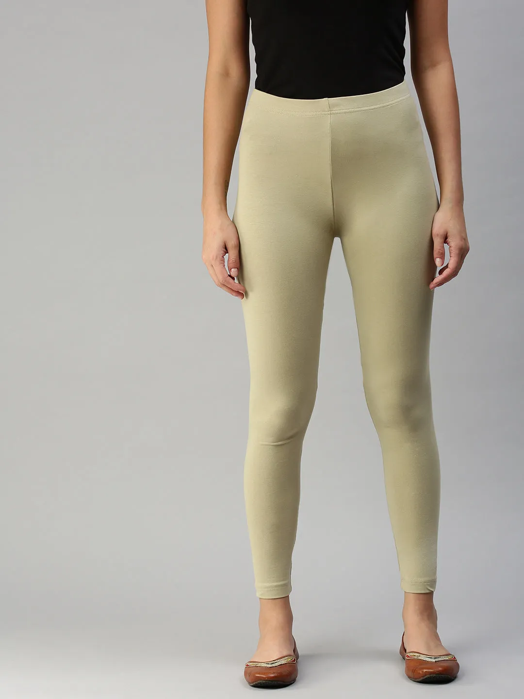 Ankle Length Leggings Cotton-Mint