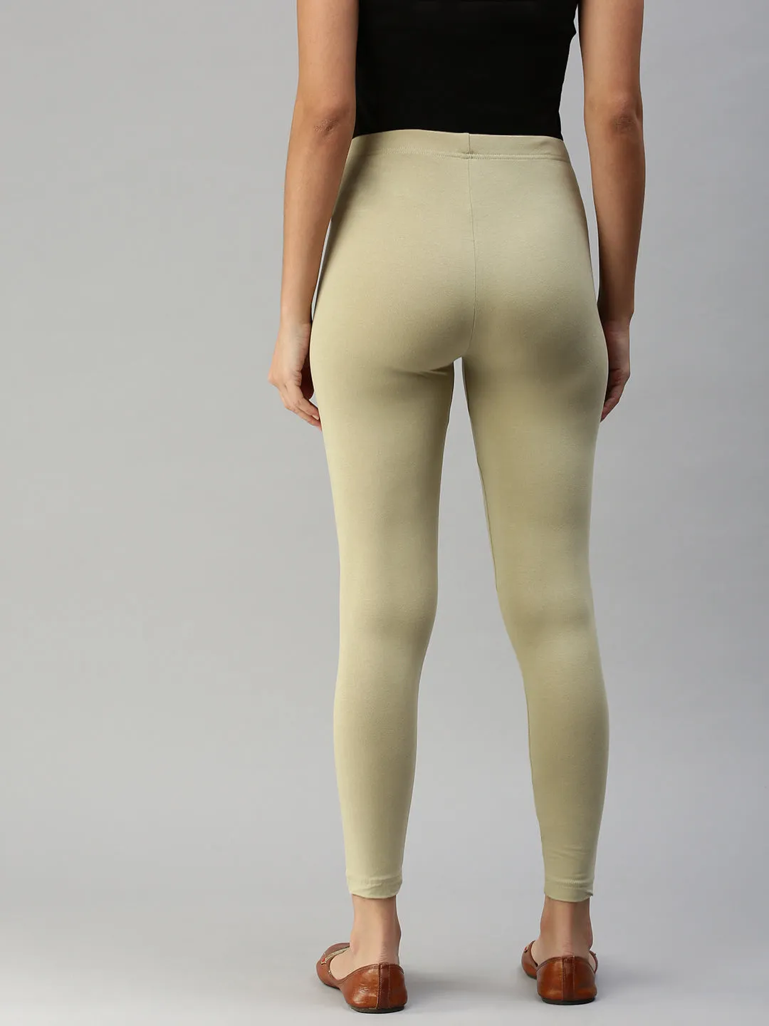 Ankle Length Leggings Cotton-Mint