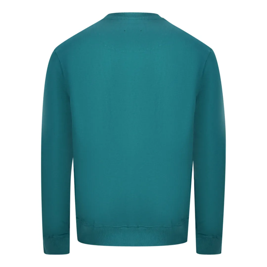 Aquascutum Aldis Side Logo Green Jumper