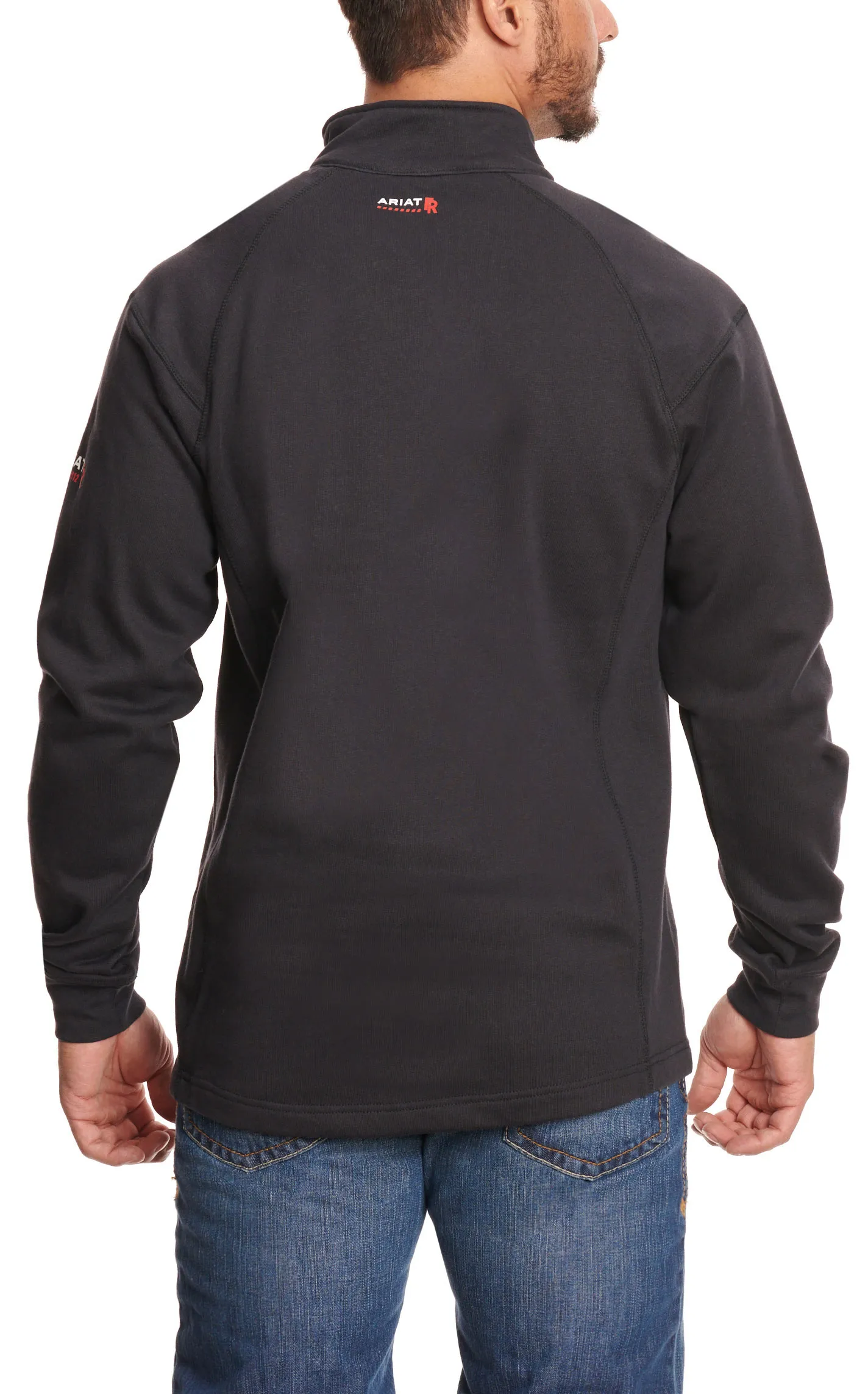 Ariat Men's FR Black 1/4 Zip Pullover