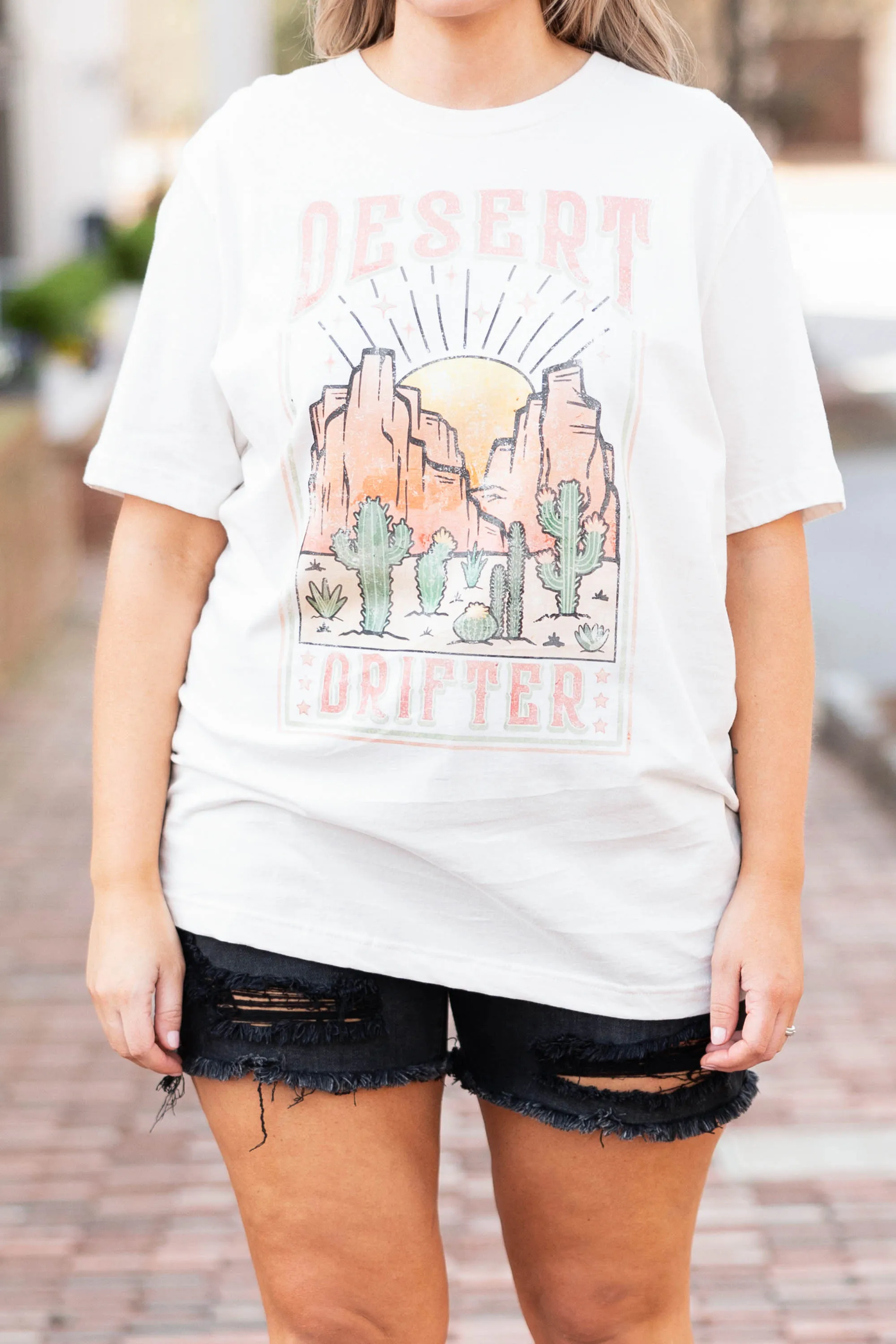 Arizona Plateau Tee, Vintage White