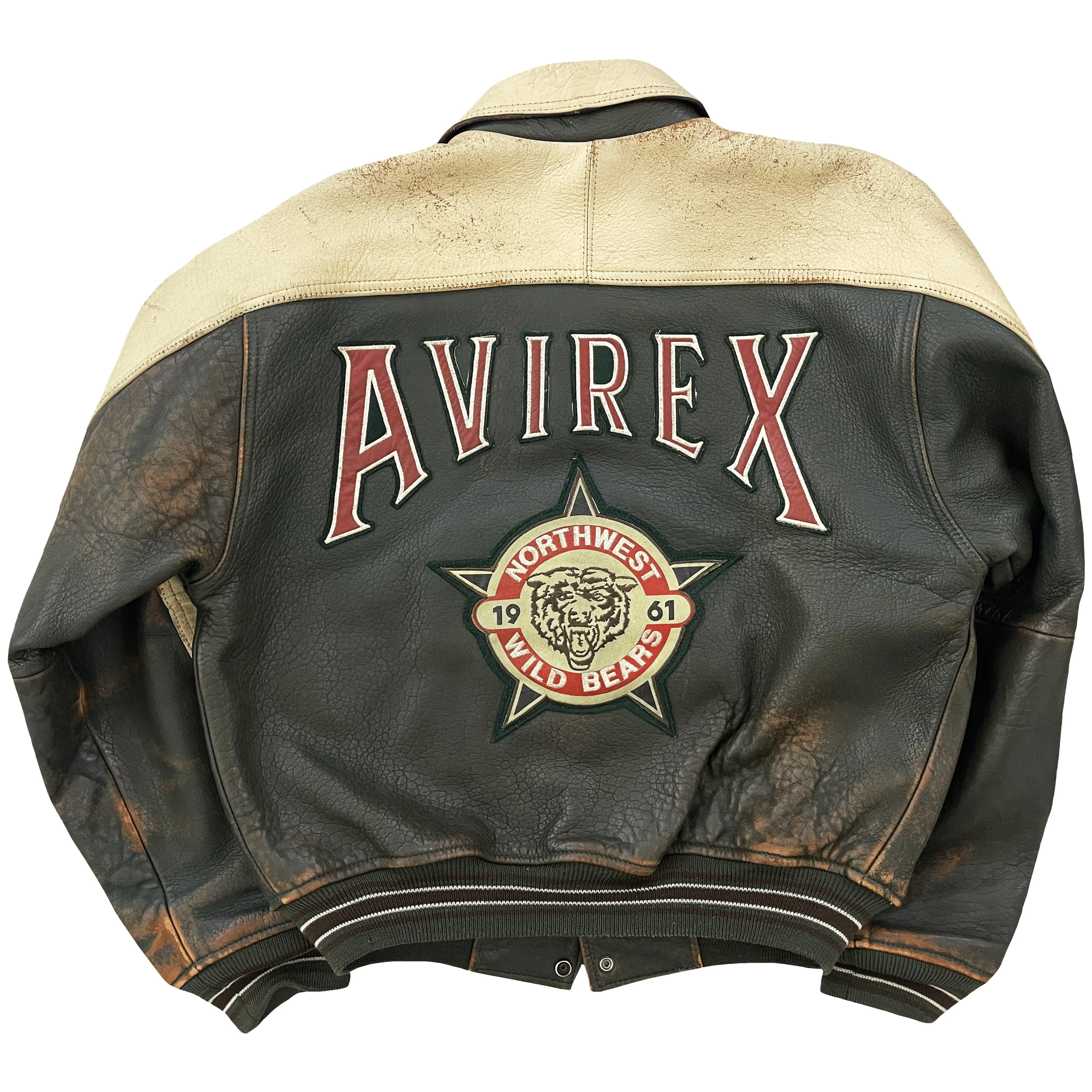 Avirex Leather Varsity Jacket