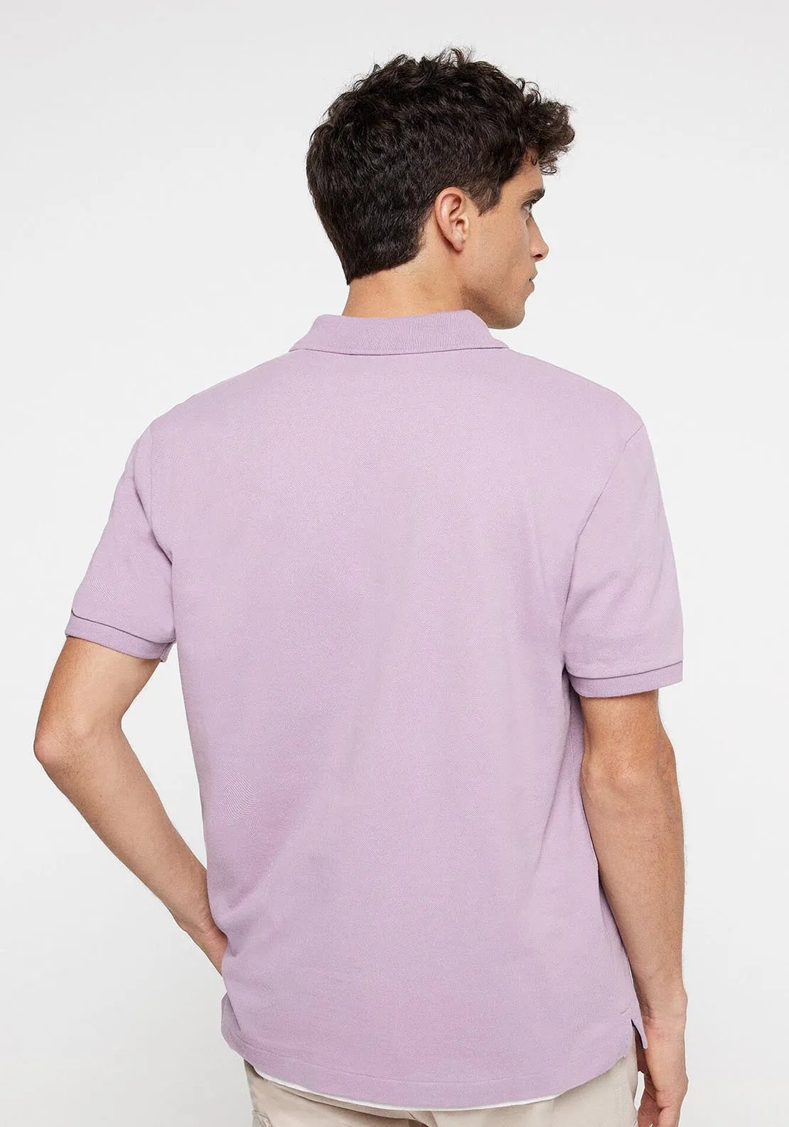 Basic piqué polo shirt