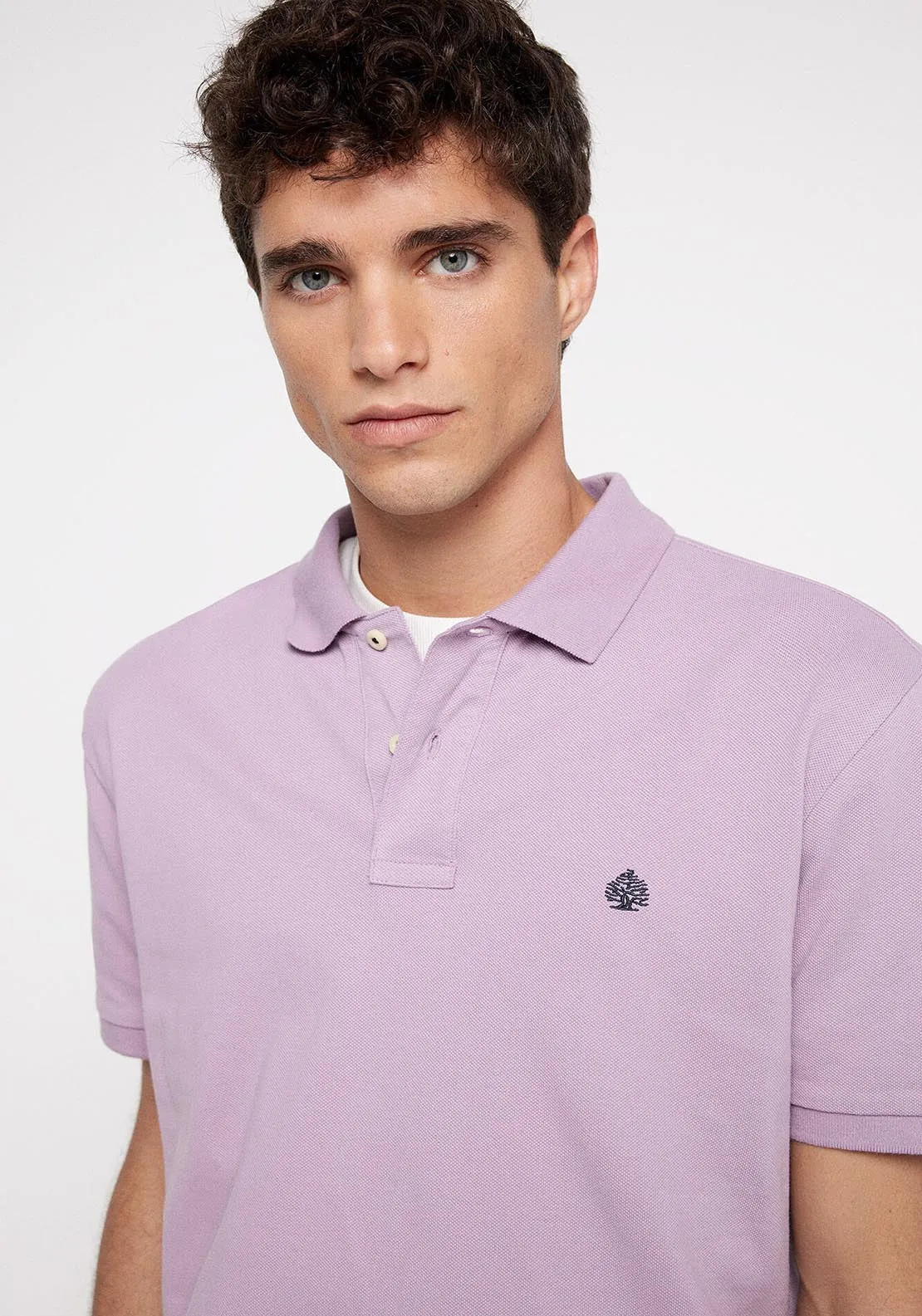 Basic piqué polo shirt