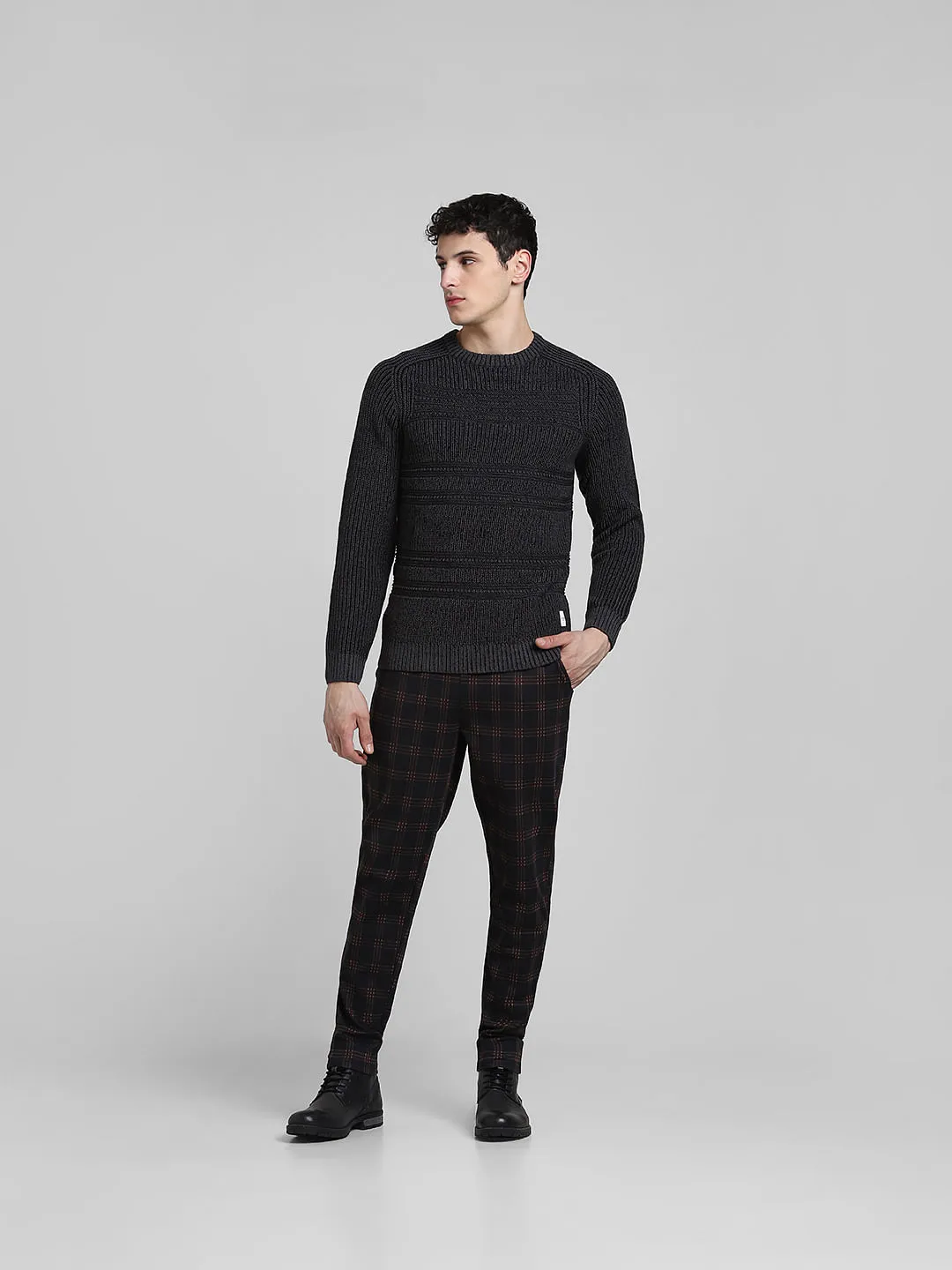 Black Knitted Sweater