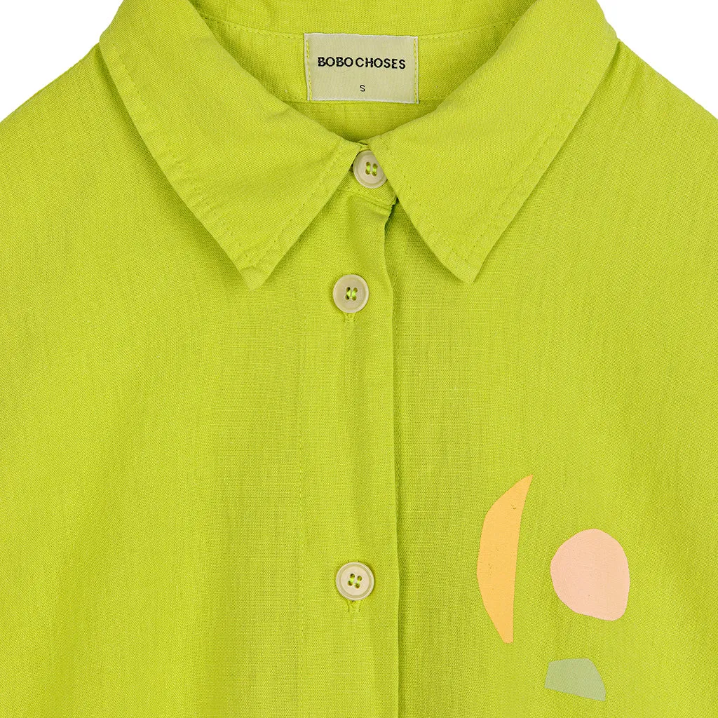 Bobo Choses Woman Shirt Dress Light Green