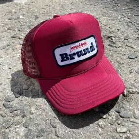 Brund - Logo Mesh Cap Maroon