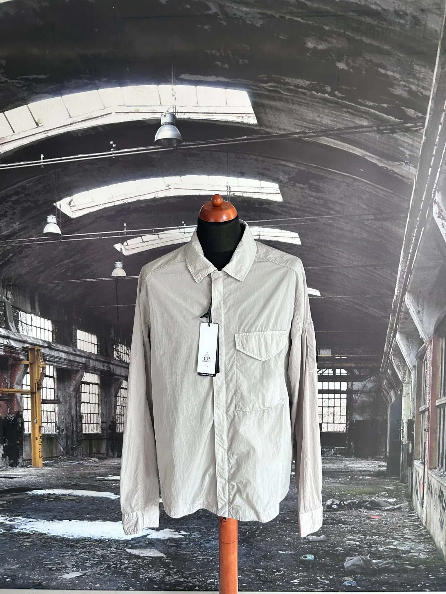 C.P. COMPANY CHROME R LENS OVERSHIRT