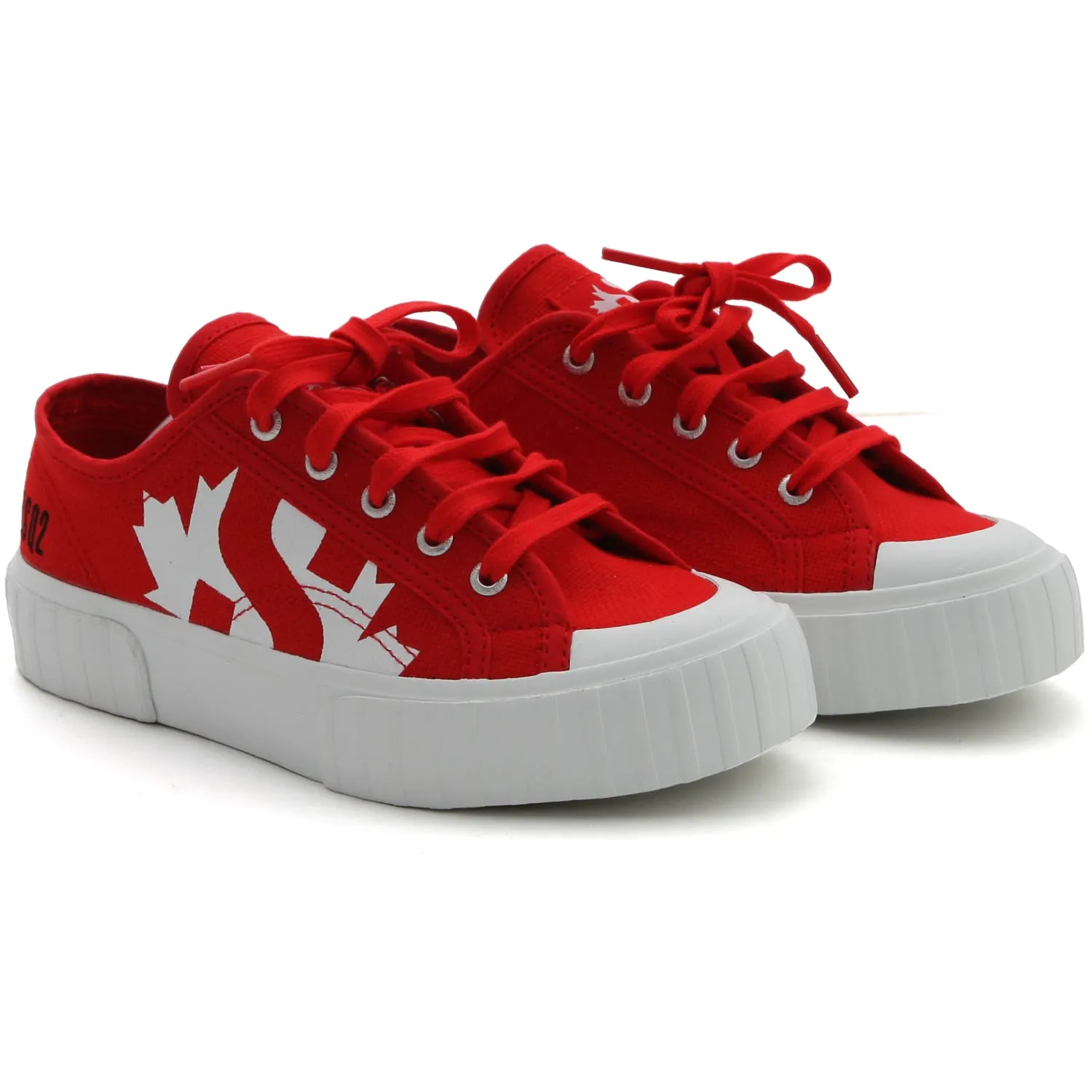 Dsquared2 Unisex Red Canada Sneaker