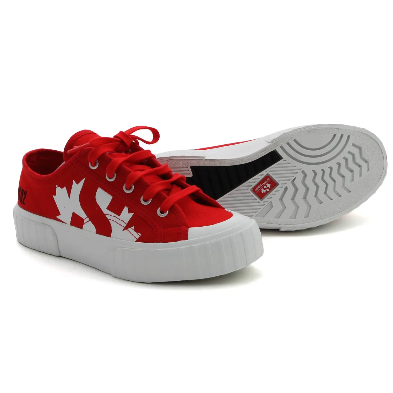 Dsquared2 Unisex Red Canada Sneaker