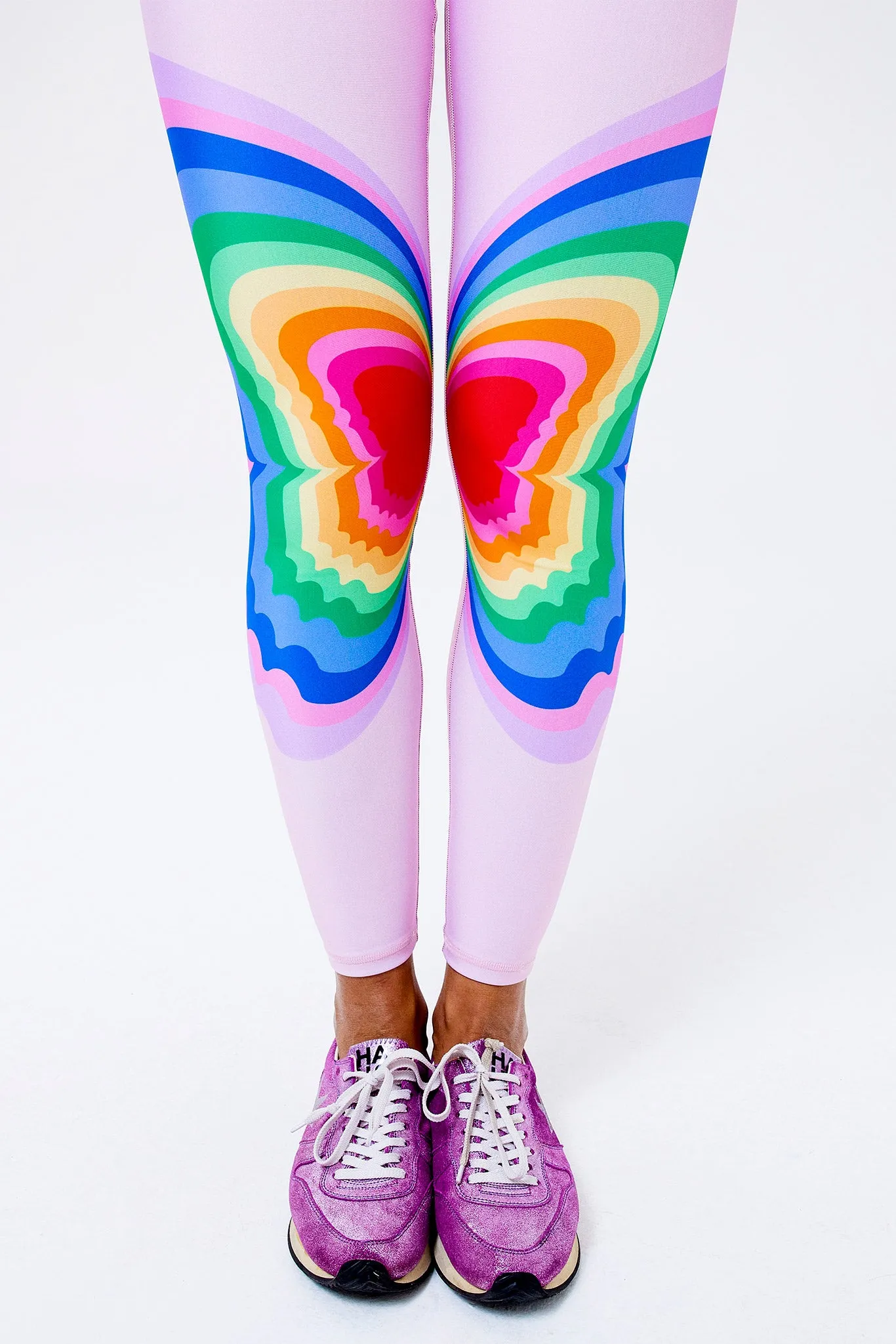 DuoKnit Leggings in Psychedelic Butterfly