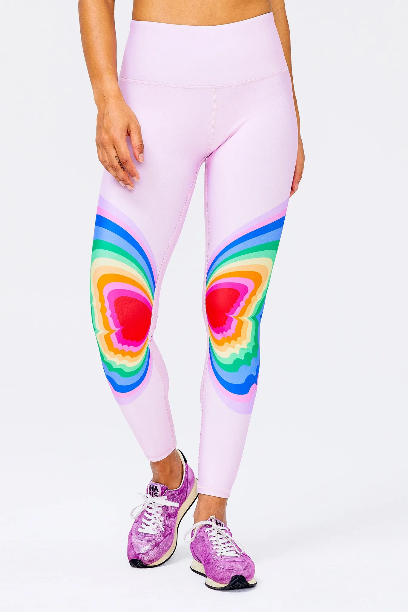 DuoKnit Leggings in Psychedelic Butterfly