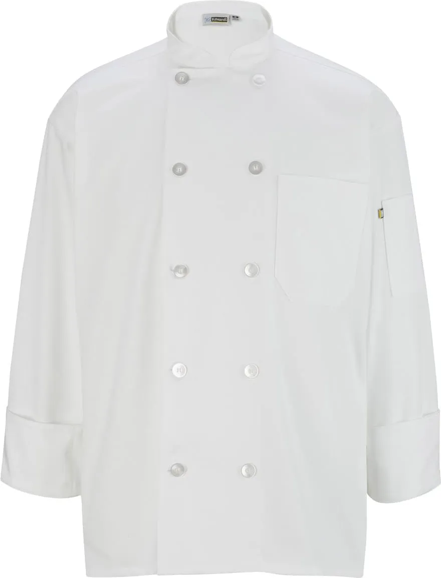 Edwards 10 Button Long Sleeve Chef Coat