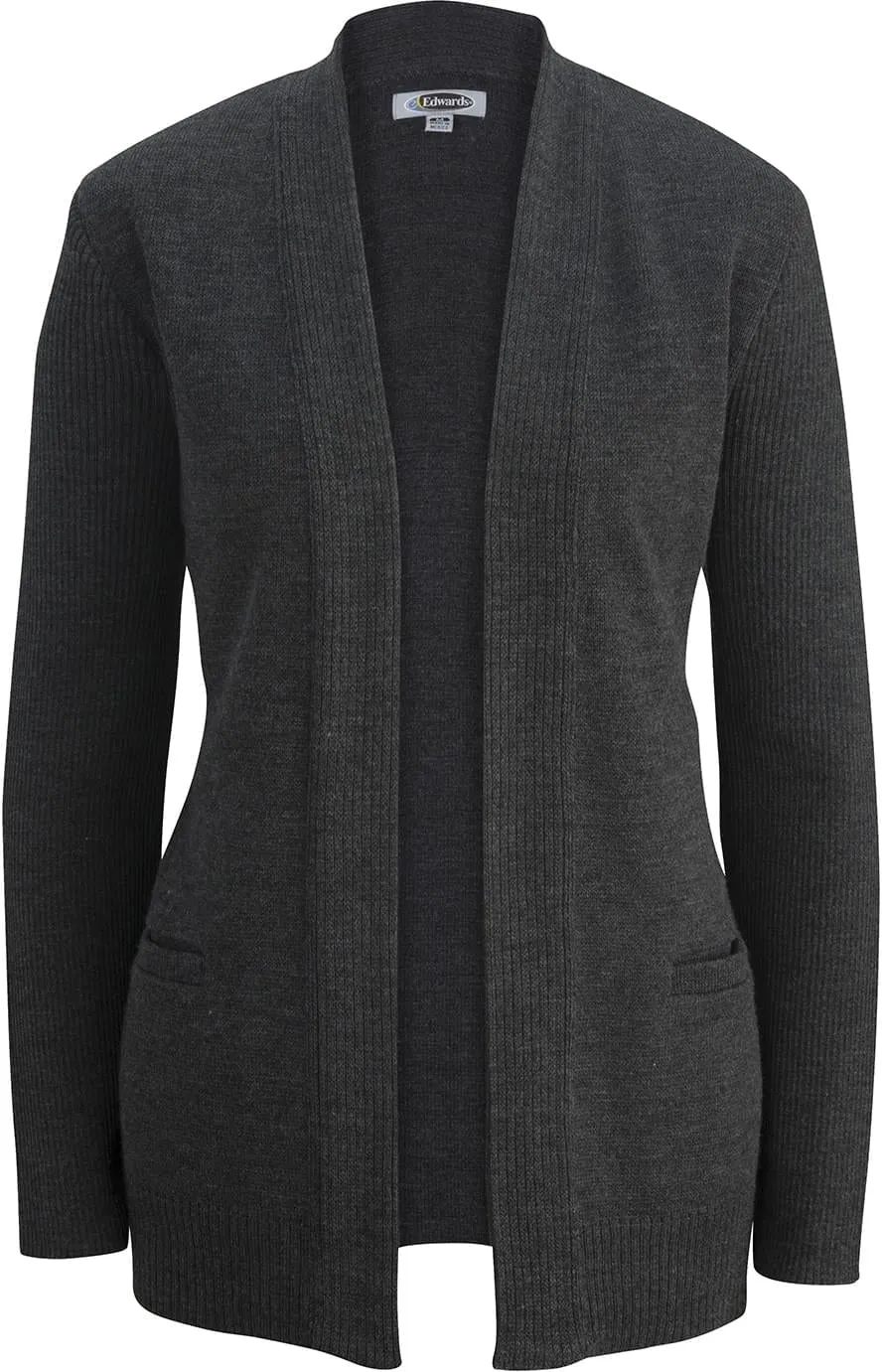 Edwards Ladies Acrylic Open Cardigan Sweater