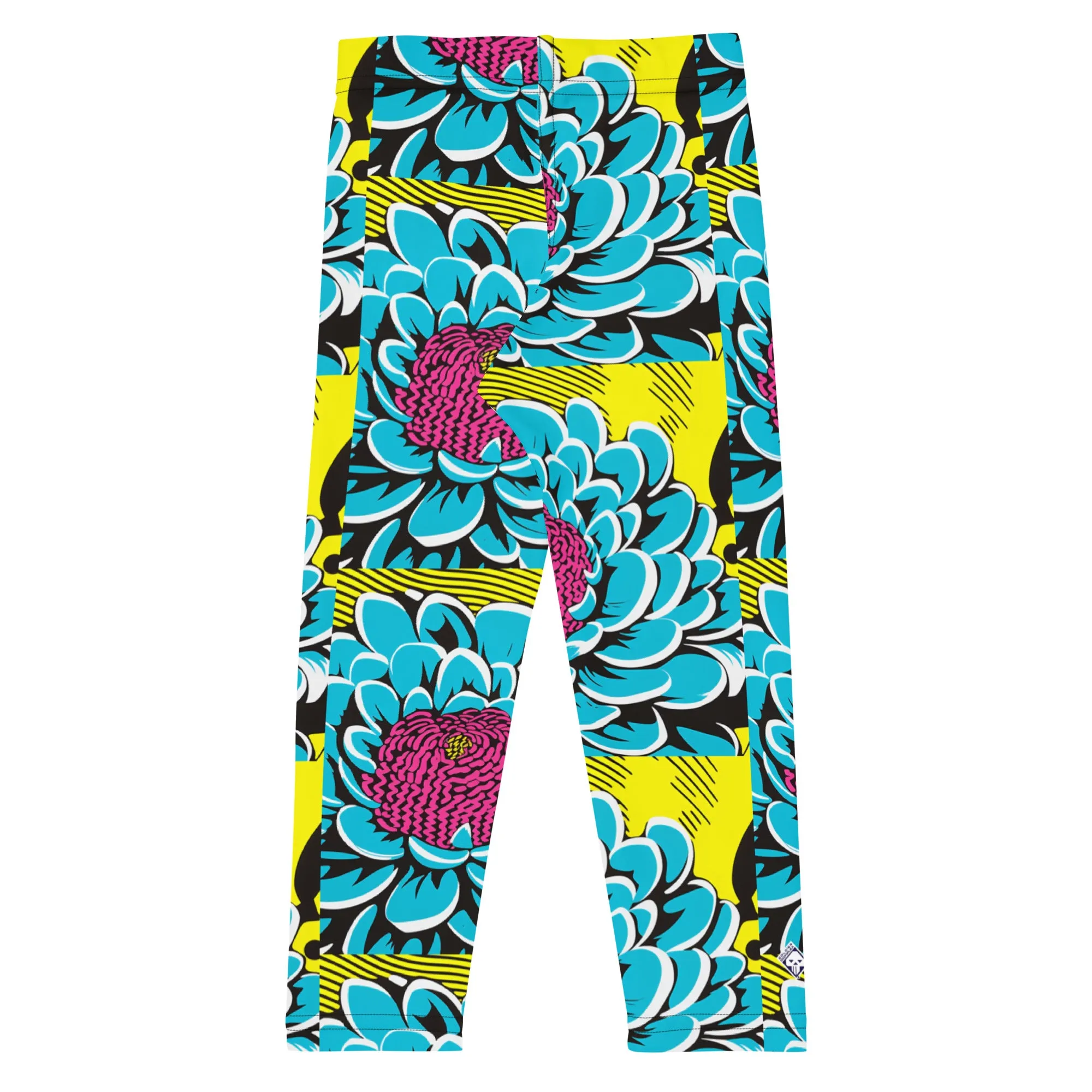 Elevate Your Girl's Active Style with Pop Art Inspired Yoga Pants 002