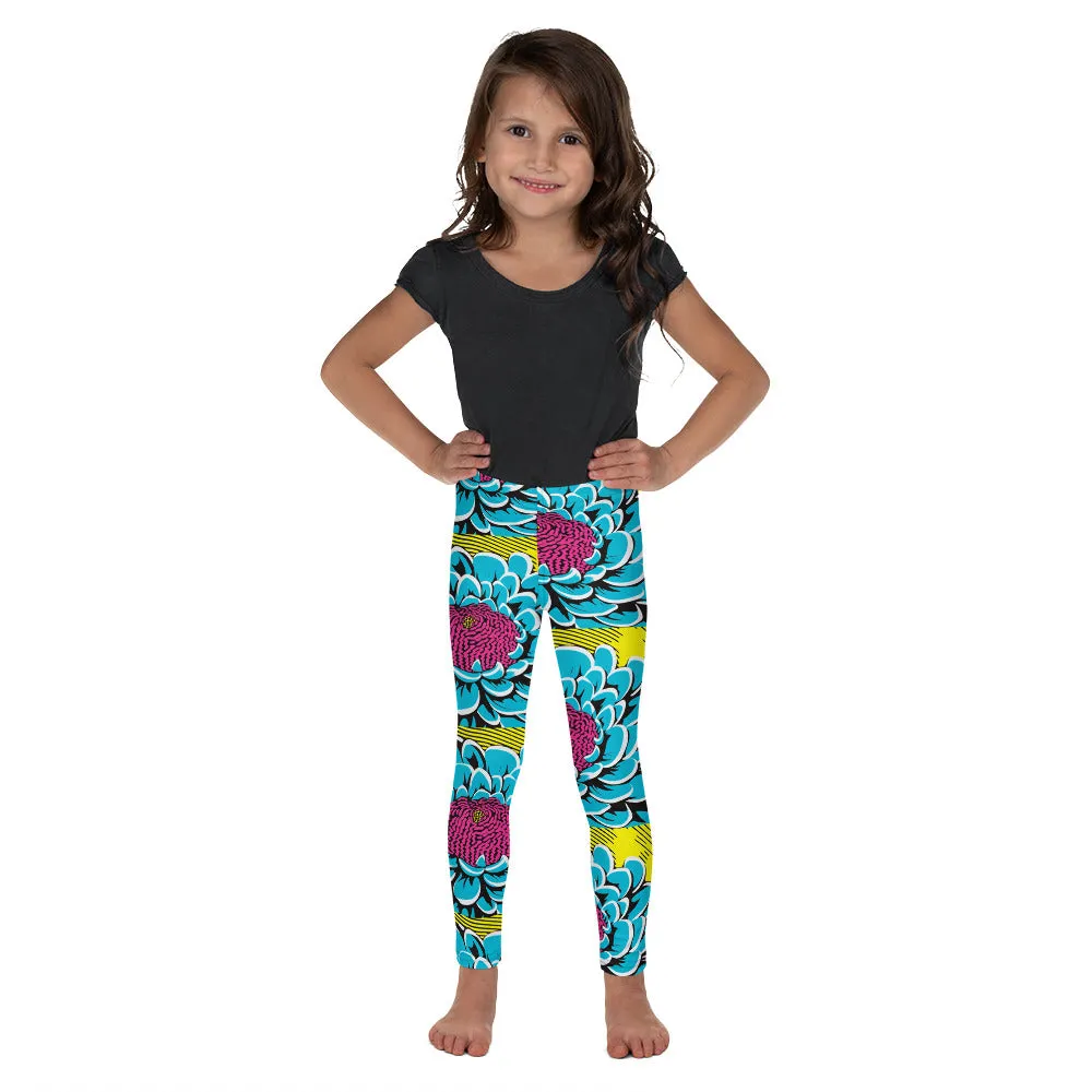 Elevate Your Girl's Active Style with Pop Art Inspired Yoga Pants 002