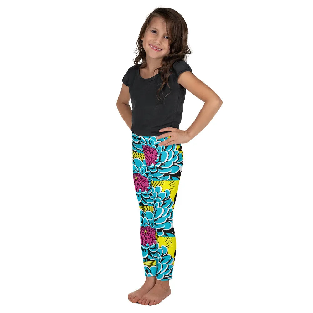 Elevate Your Girl's Active Style with Pop Art Inspired Yoga Pants 002