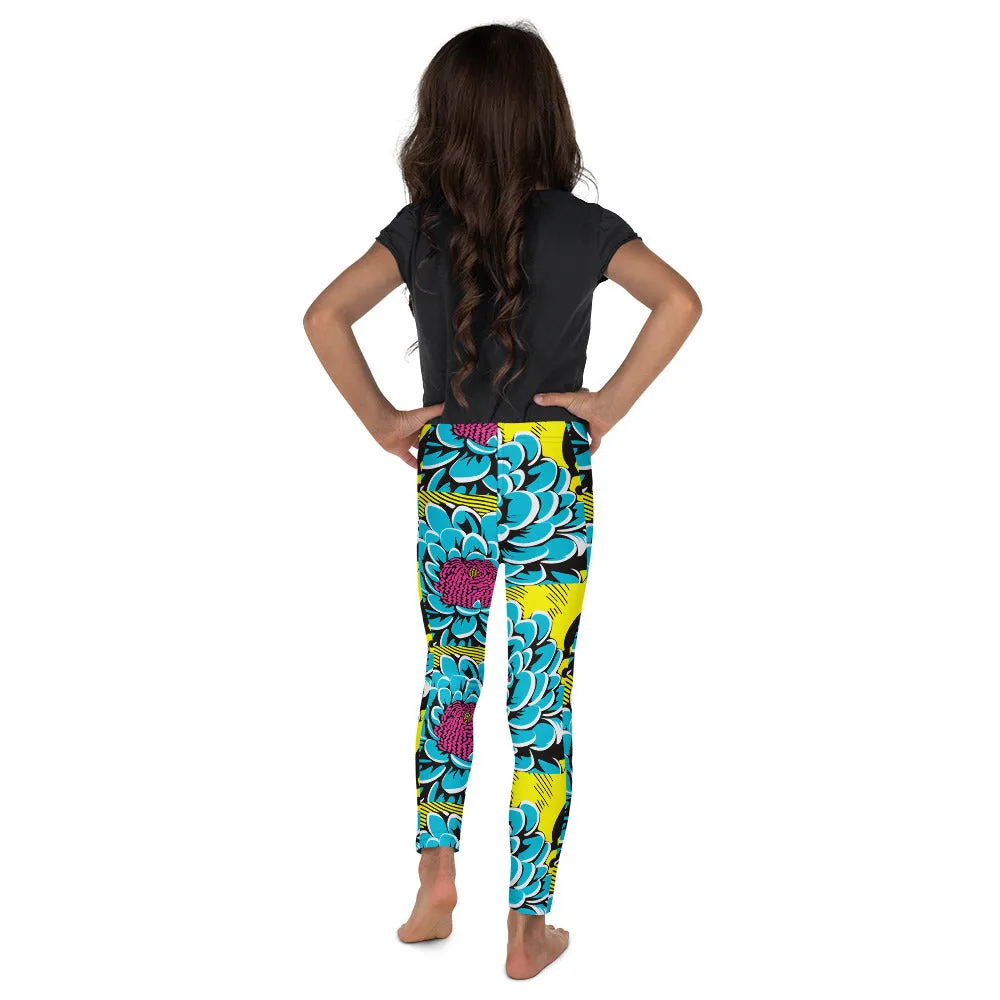 Elevate Your Girl's Active Style with Pop Art Inspired Yoga Pants 002