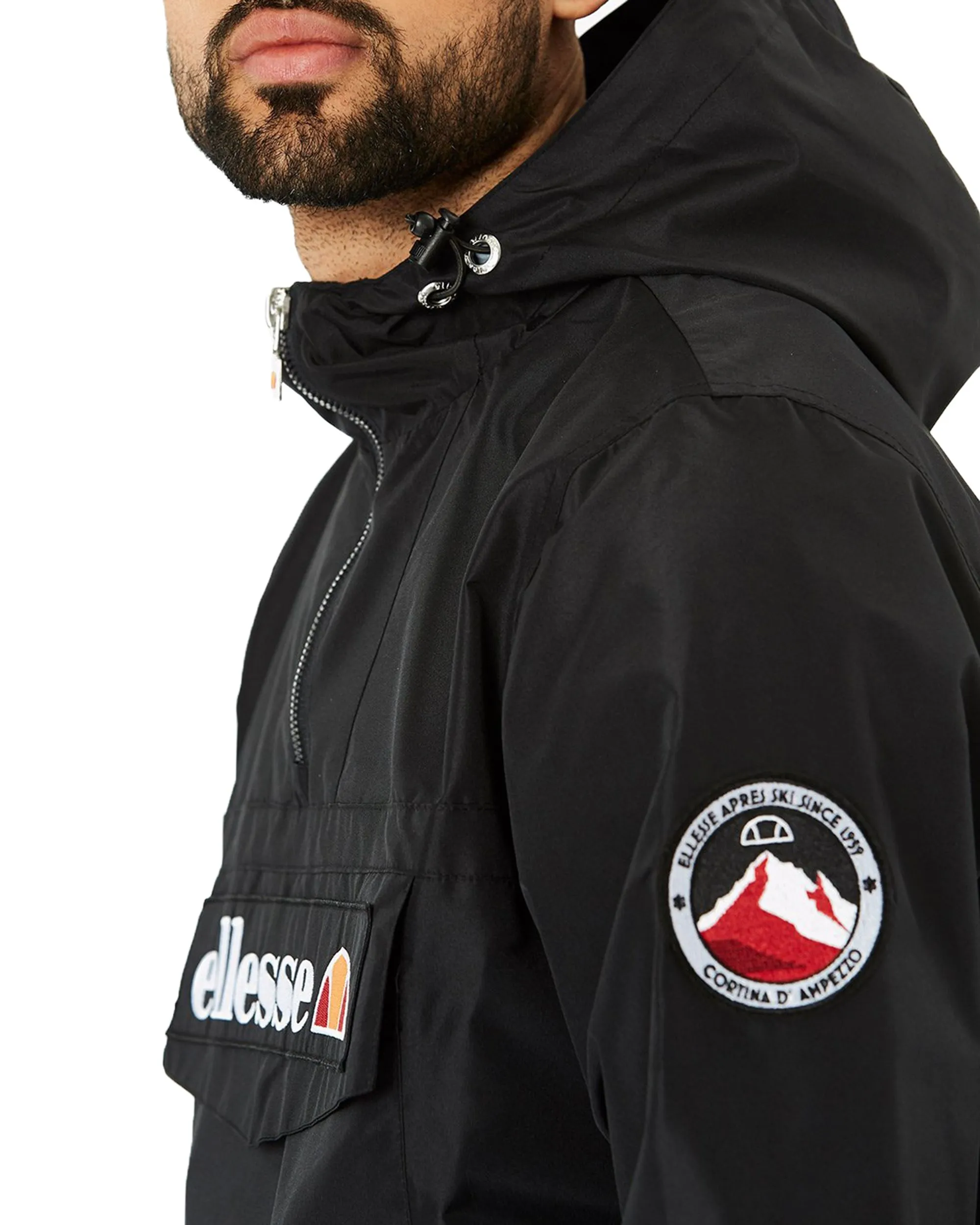 Ellesse Mont 2 Overhead Anorak Jacket Anthracite