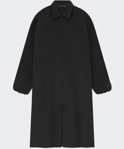 Fear of God Military Trench Jacket Black