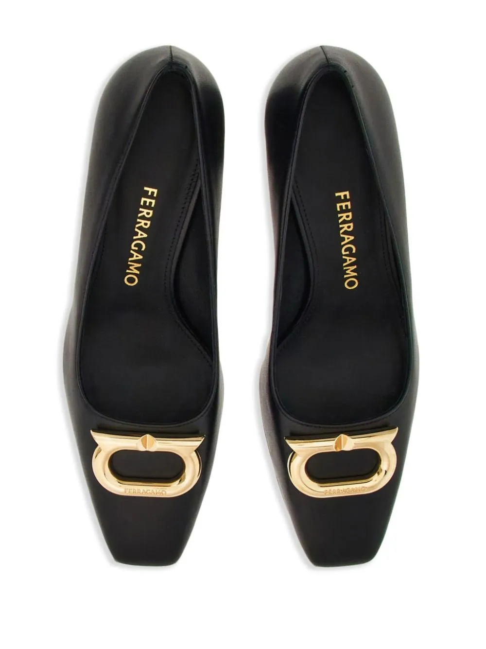 Ferragamo With Heel Black