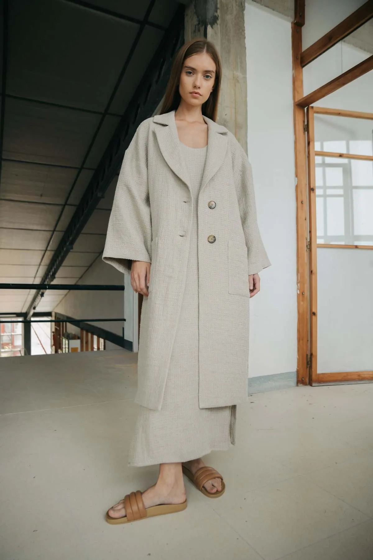 Galetta Coat - Natural