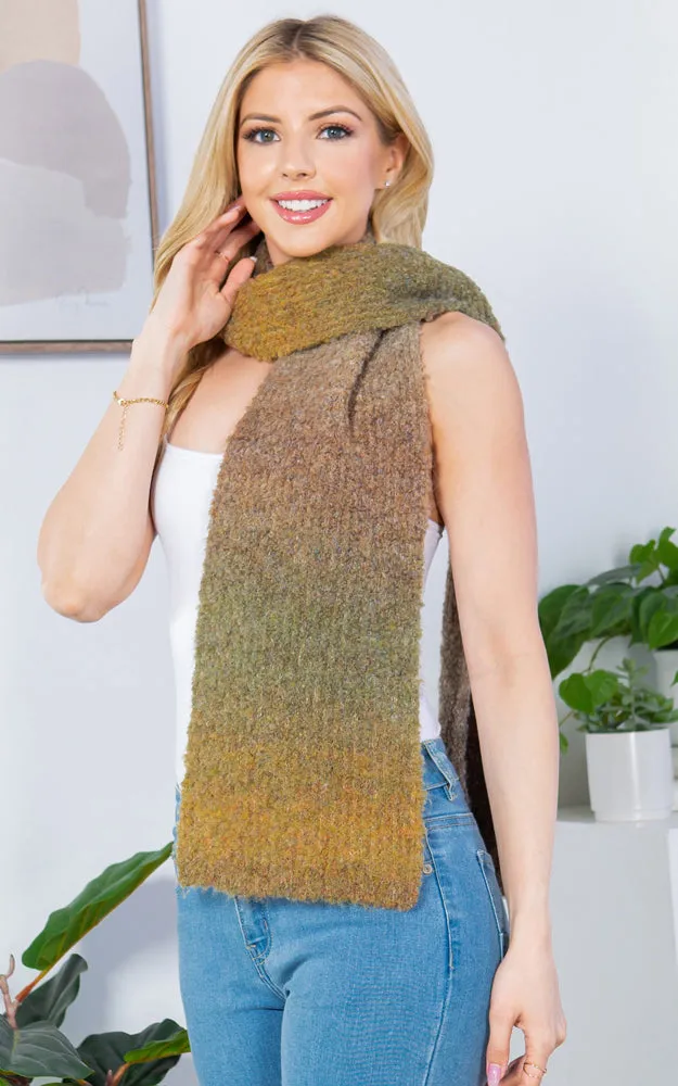 GAO4233 MULTI OMBRE COLOR OBLONG SCARF