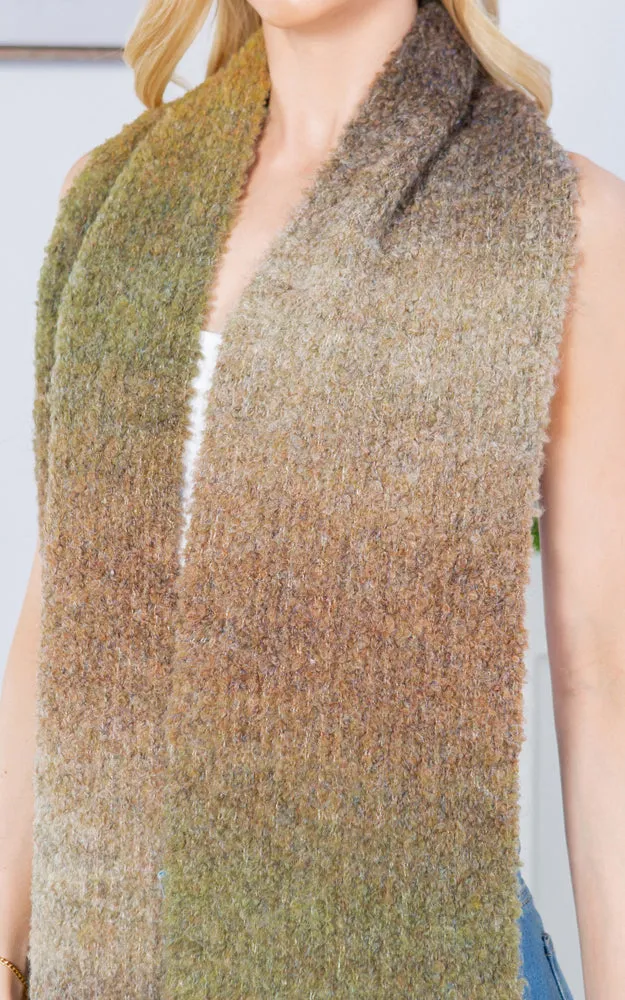 GAO4233 MULTI OMBRE COLOR OBLONG SCARF