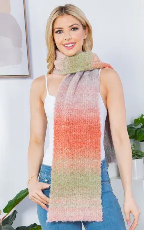 GAO4233 MULTI OMBRE COLOR OBLONG SCARF