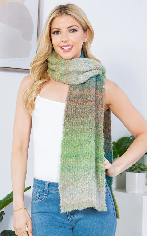 GAO4233 MULTI OMBRE COLOR OBLONG SCARF