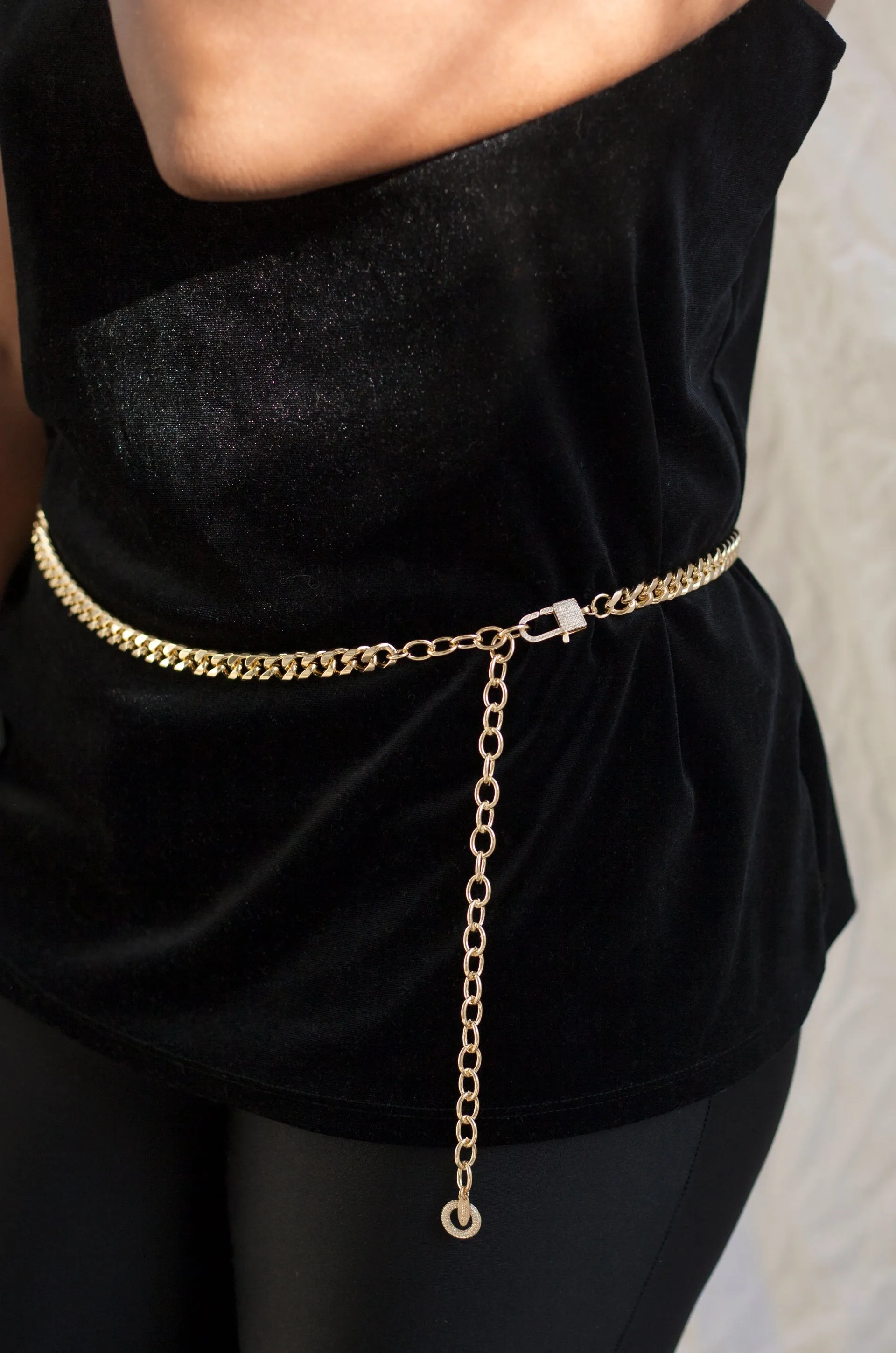 Gold Rush Chain Link Belt