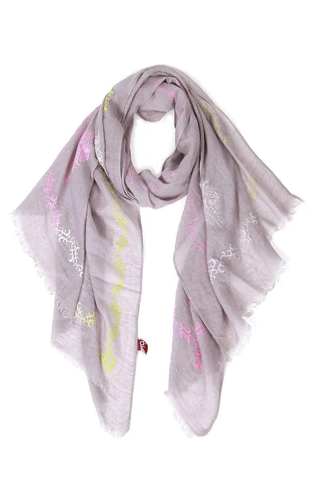 GPO553 Texture Print Scarf