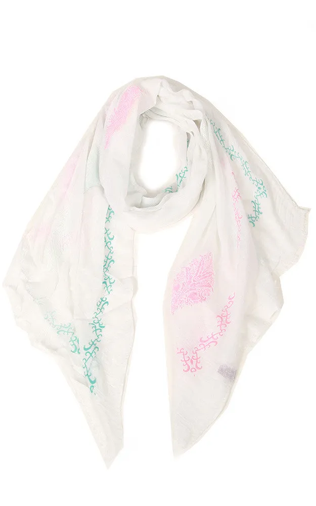 GPO553 Texture Print Scarf