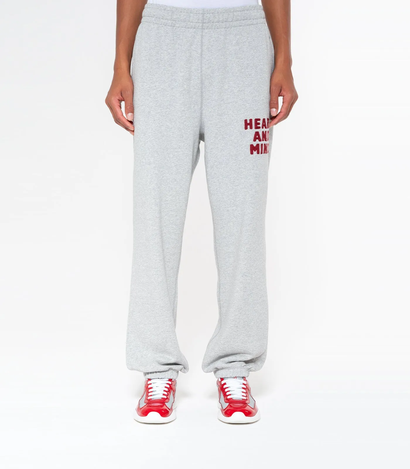 HEART AND MIND SWEATPANTS - HEATHER GREY