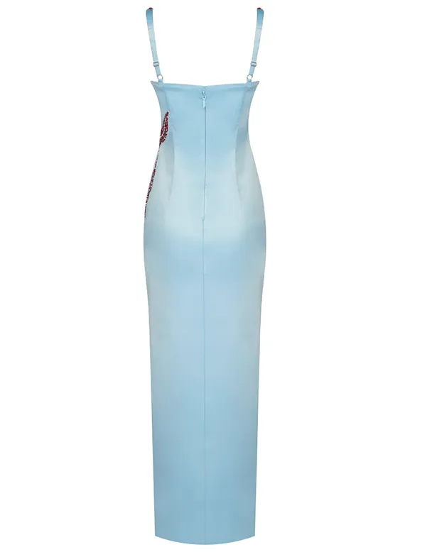 Jazlyn Blue Maxi Dress