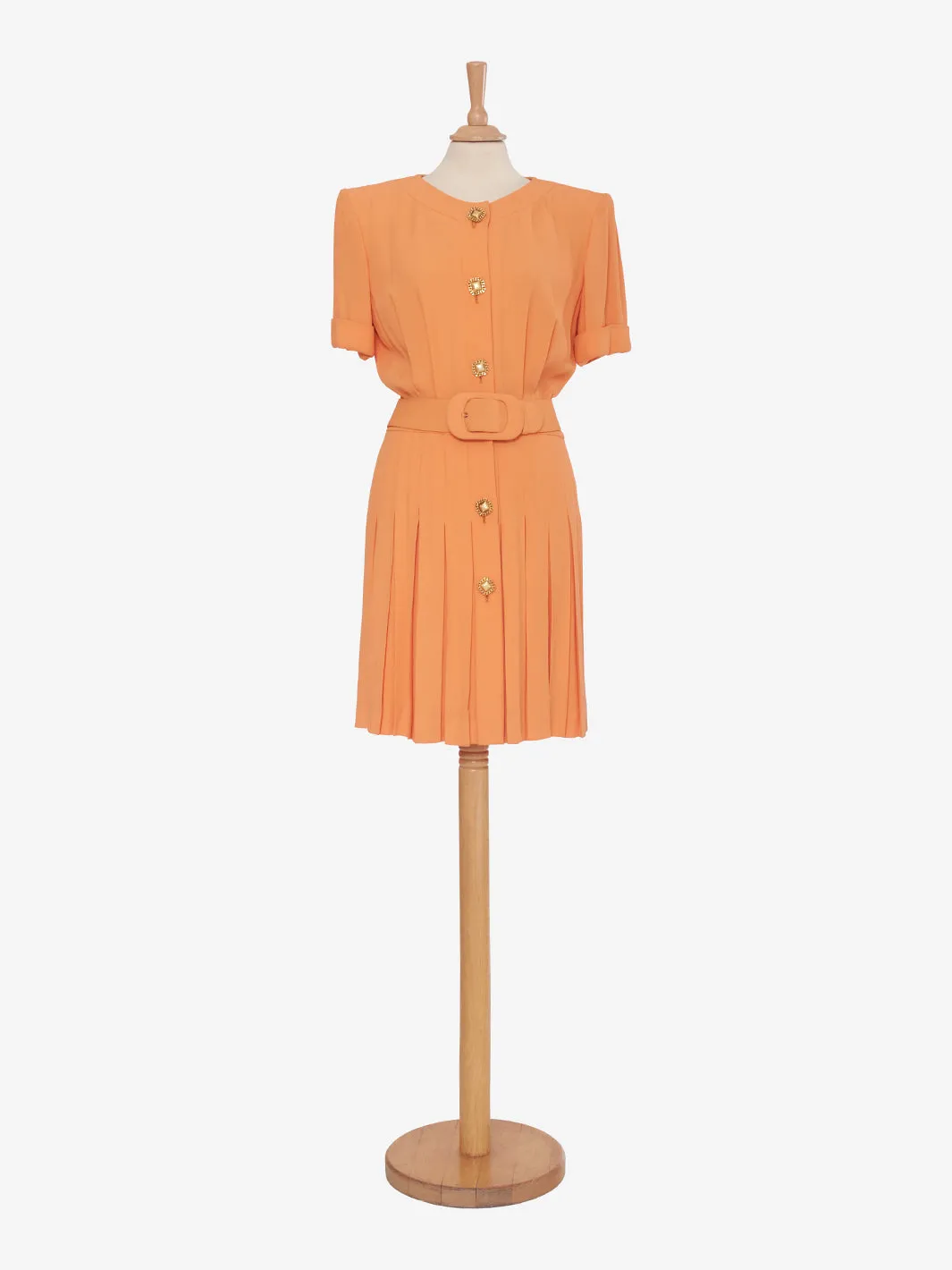 Juanita Sabbadini Orange viscose dress