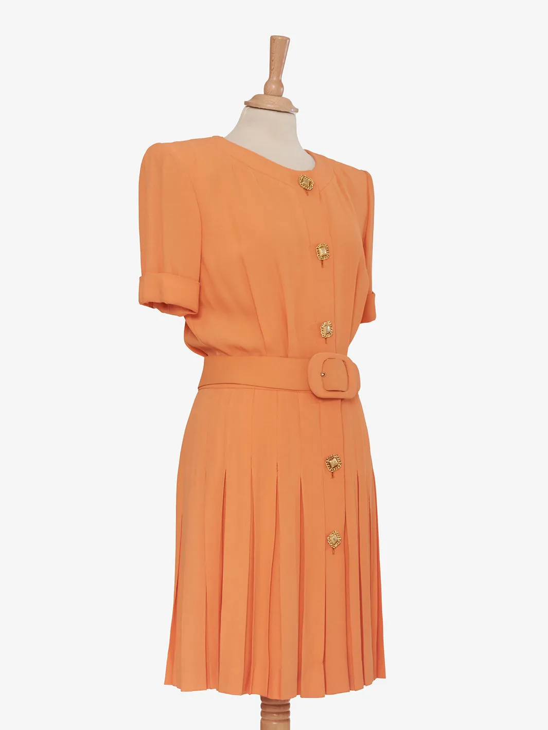 Juanita Sabbadini Orange viscose dress