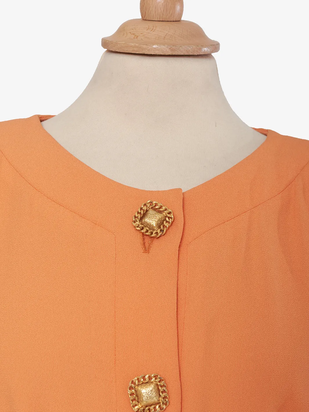 Juanita Sabbadini Orange viscose dress