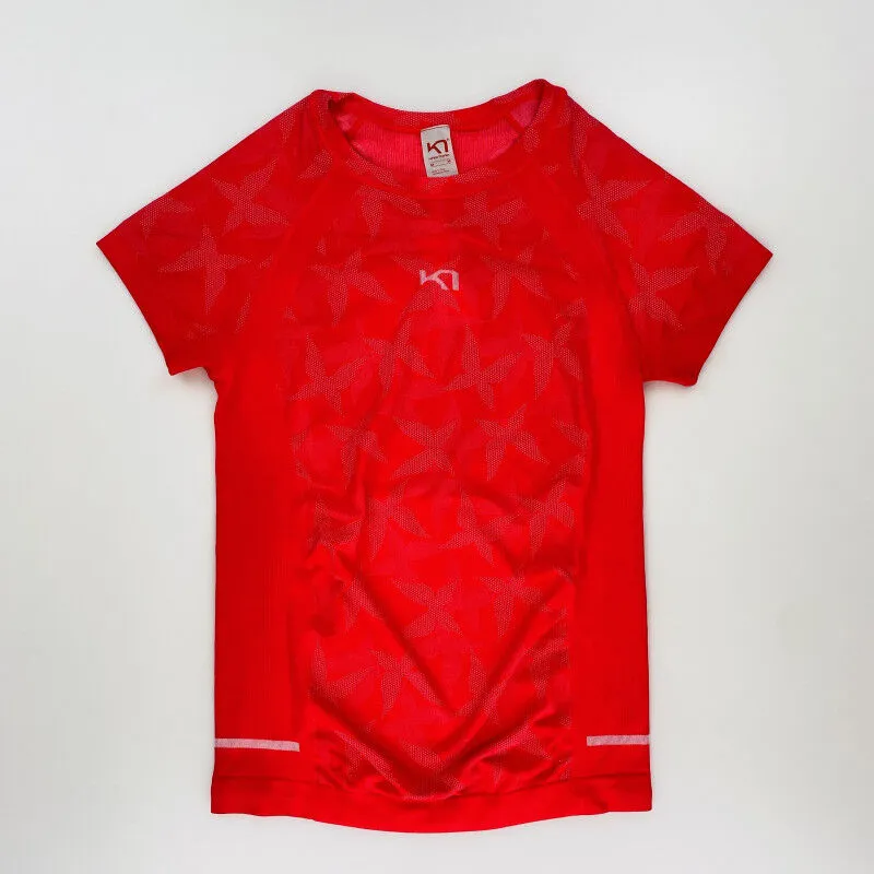 Kari Traa  Butterfly Tee - T-shirt di seconda mano - Donna - Rosso - M