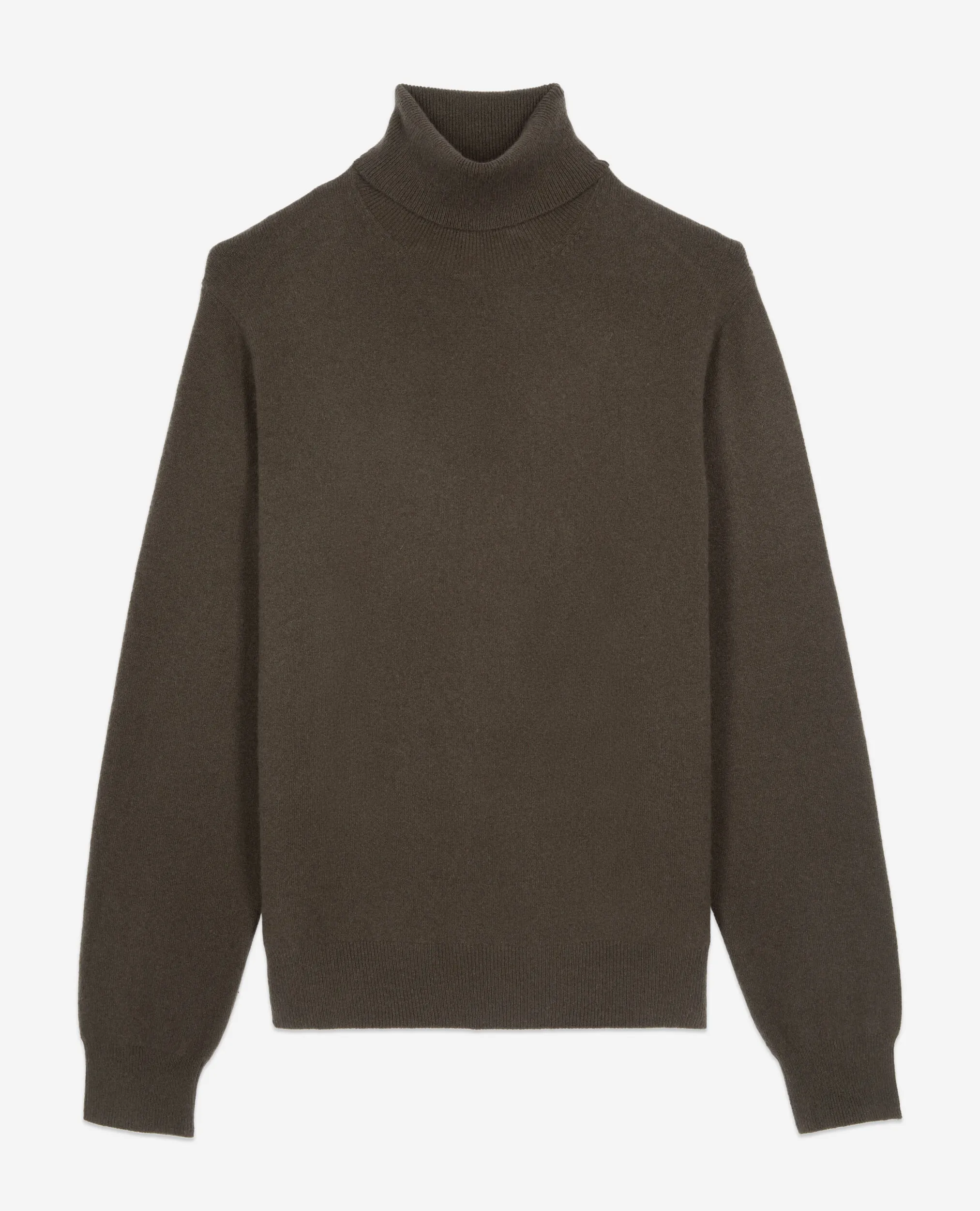 Khaki cashmere sweater