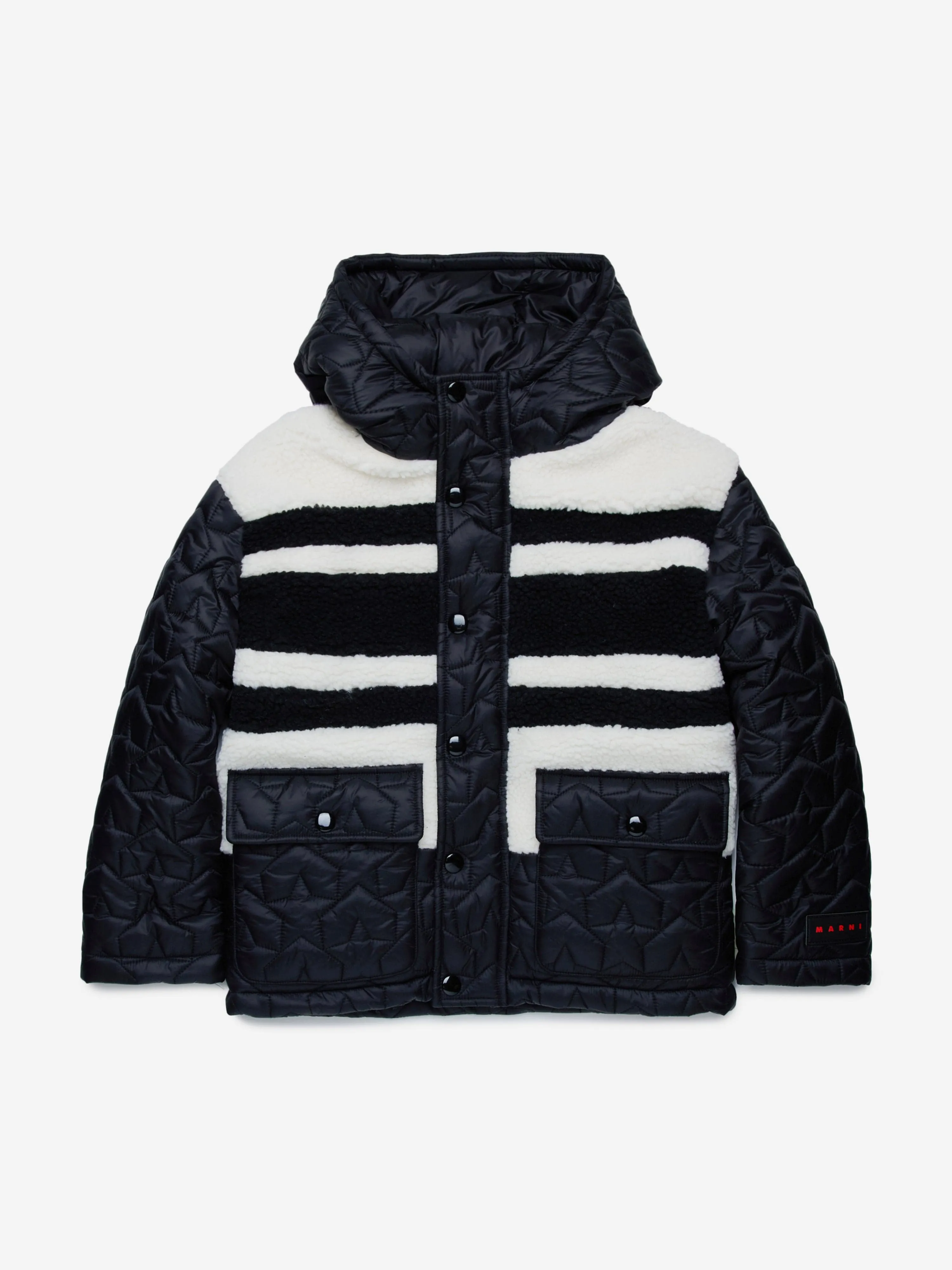 Kids Quilted Jacket in Black