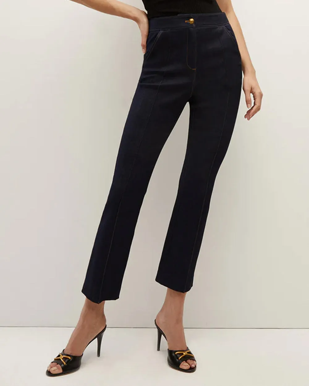 Kimra Denim Pant in Dark Oxford