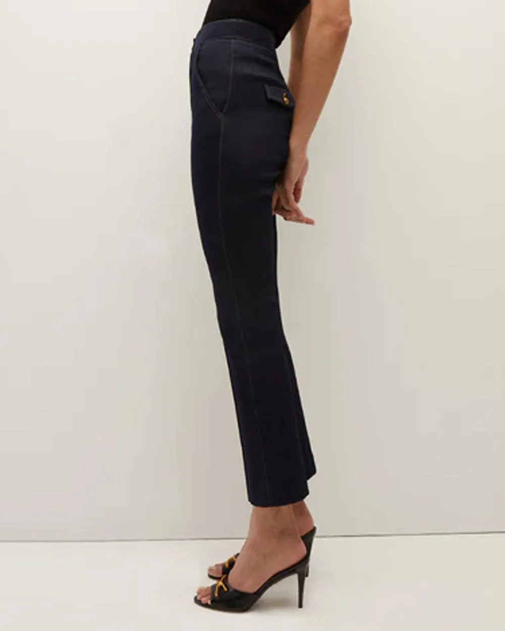 Kimra Denim Pant in Dark Oxford