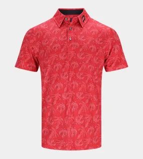 LEAFY POLO - RED