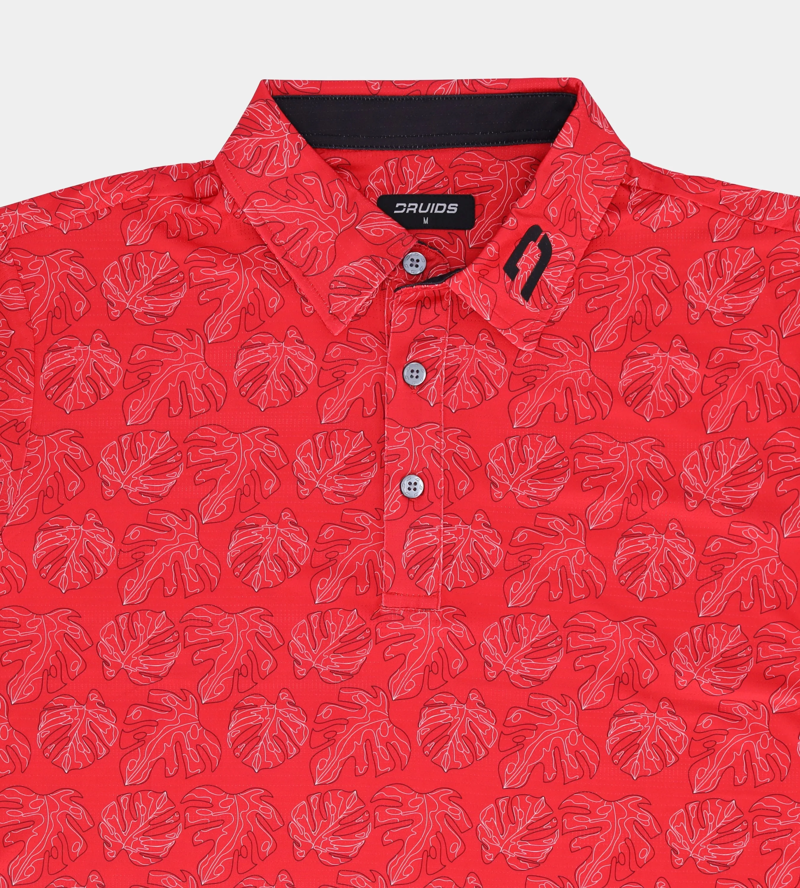 LEAFY POLO - RED